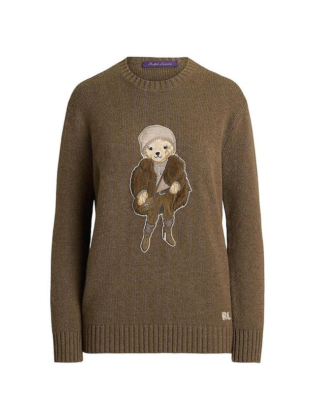 Womens Polo Bear Lofty Cashmere Sweater Product Image