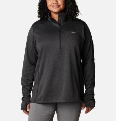 Columbia Women's Park View Grid Half Zip Fleece Pullover - Plus Size- Product Image