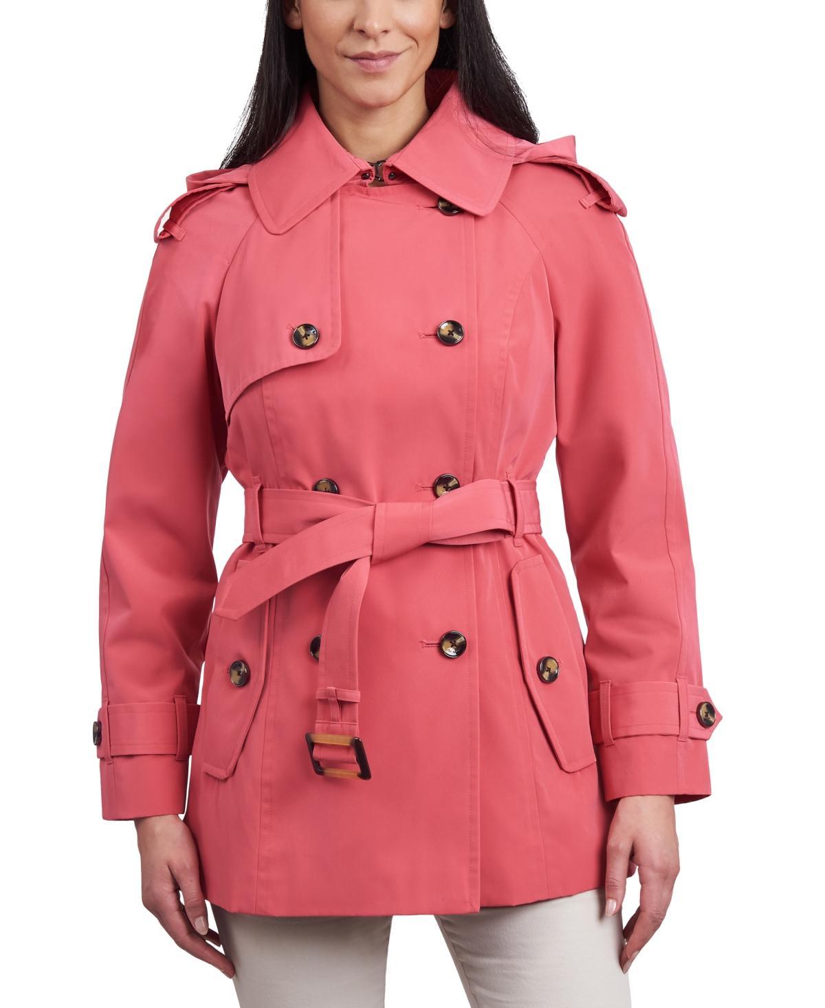 Women's Double-Breasted Belted Trench Coat Product Image