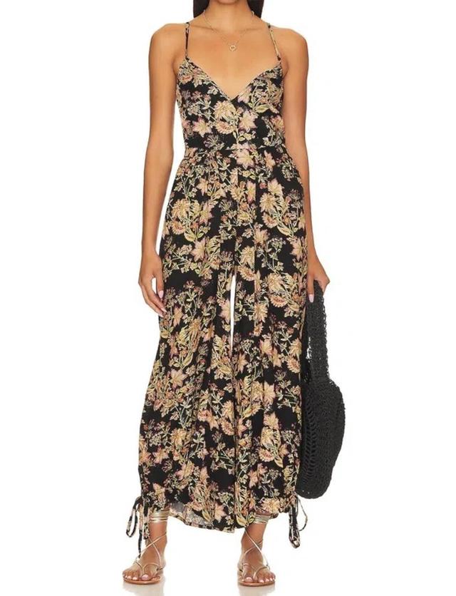 Stand Out Printed Jumpsuit In Black Product Image