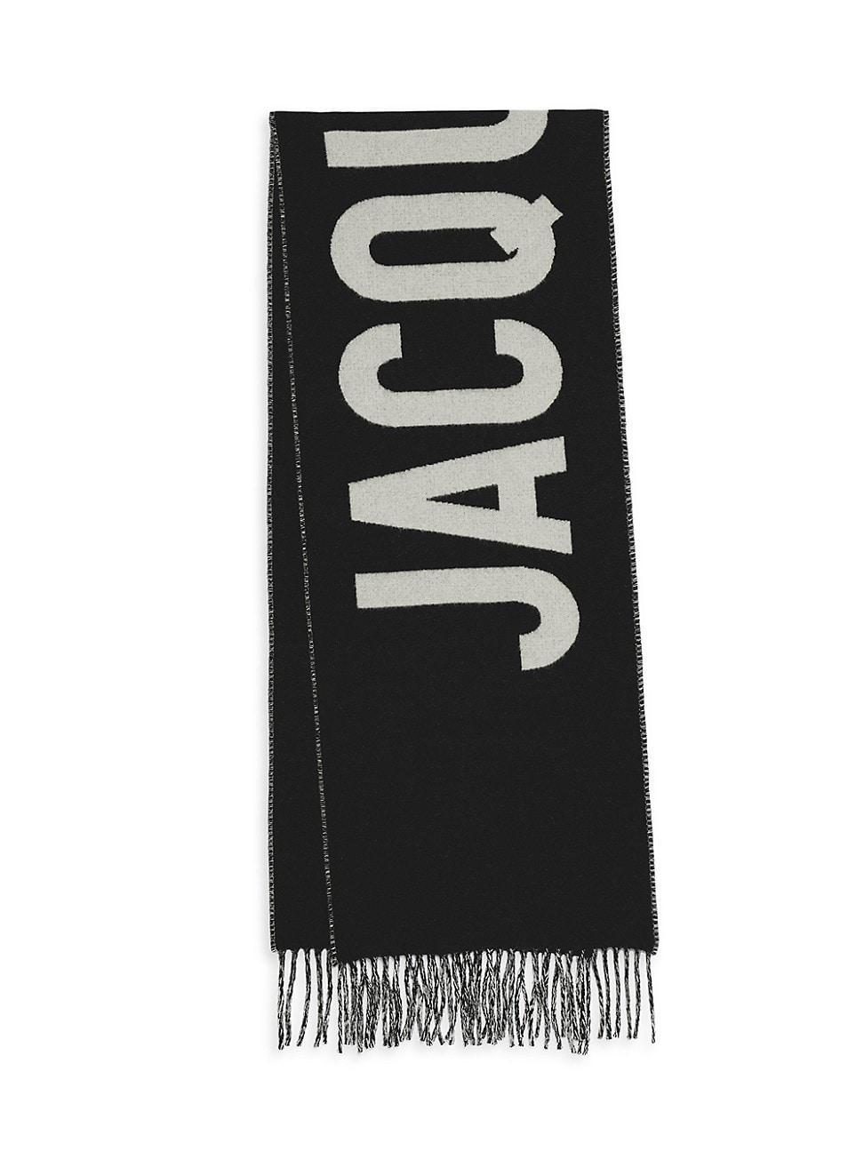 Mens Lecharpe Logo Wool Scarf Product Image