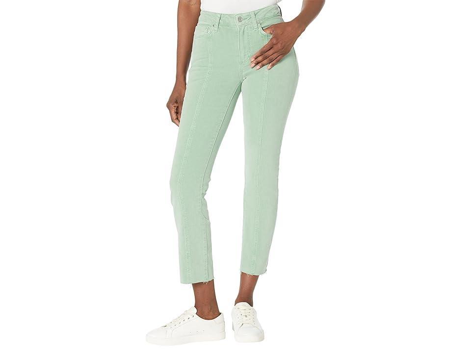 Paige Cindy Front Seams Raw Hem in Vintage Light Mint (Vintage Light Mint) Women's Jeans Product Image