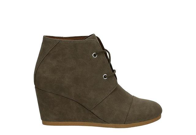 TOMS Collette Womens Wedge Ankle Boots Natural Product Image