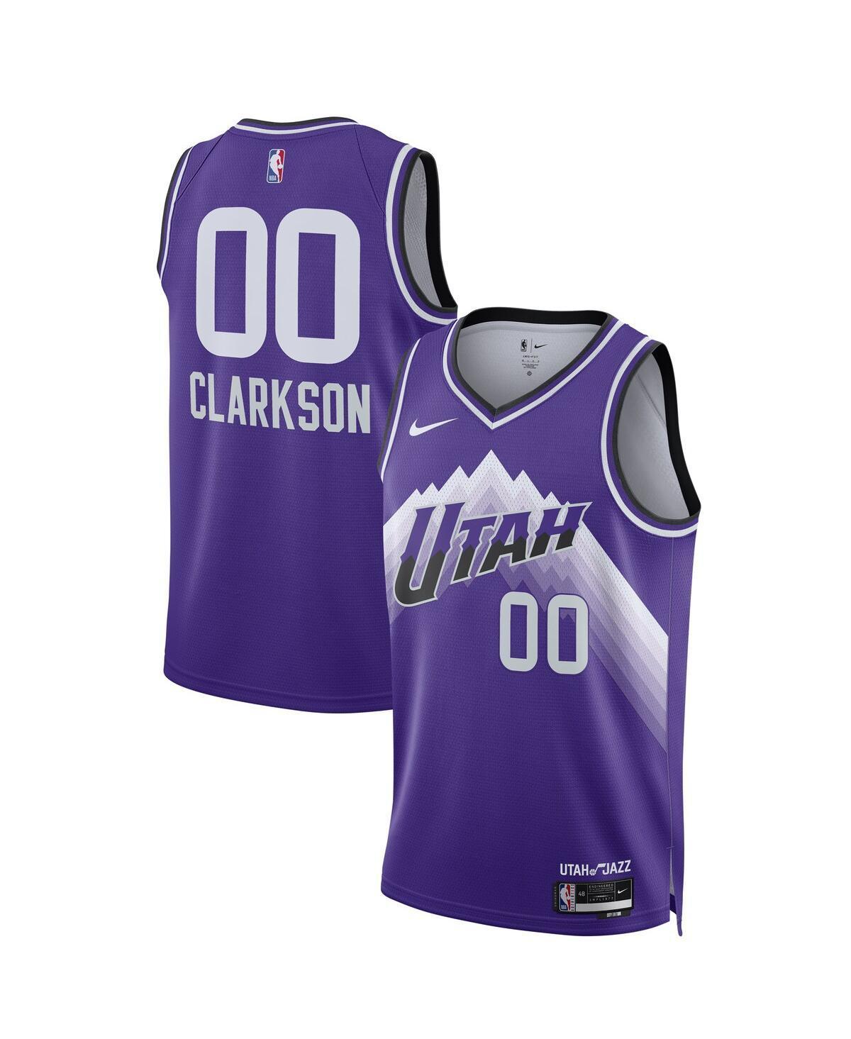 Mens and Womens Nike Jordan Clarkson Purple Utah Jazz 2023/24 Swingman Jersey - City Edition - Purple Product Image