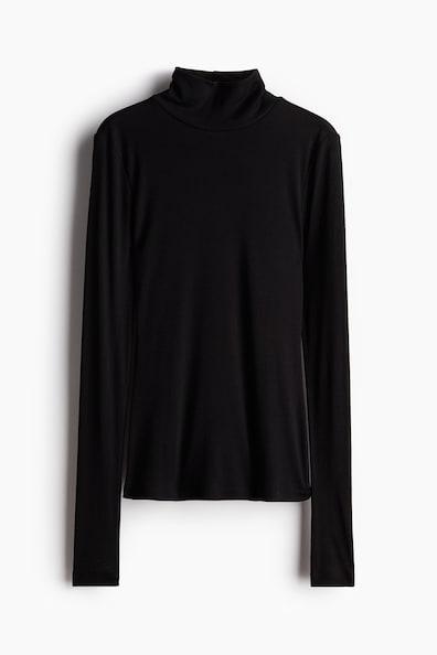 Modal-blend Turtleneck Top Product Image