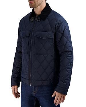 Cole Haan Diamond Quilted Trucker Jacket Product Image