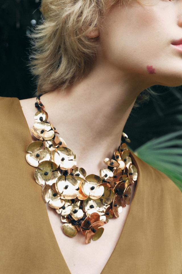 CASCADING FLORAL NECKLACE Product Image