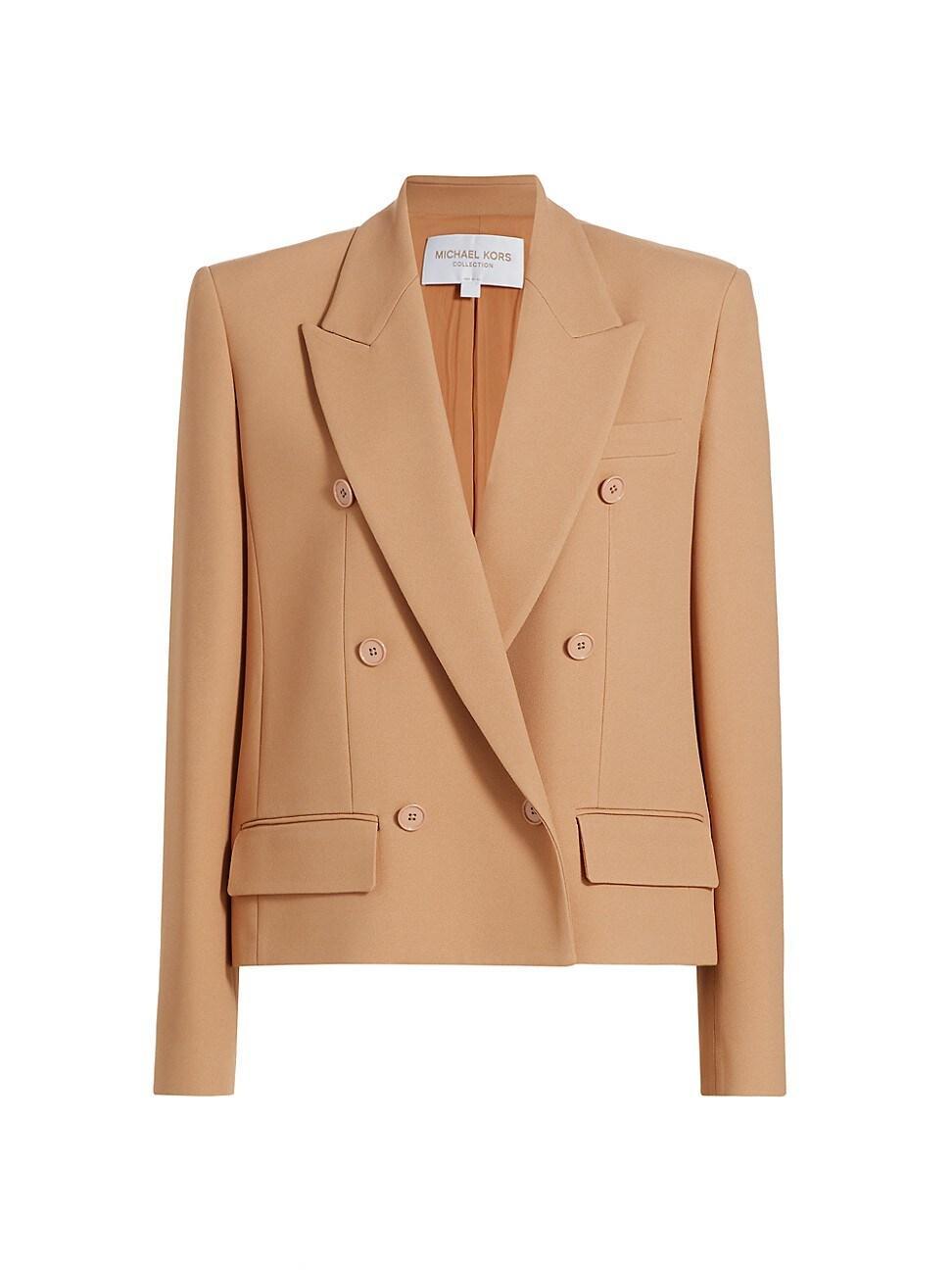 Womens Boxy Double-Breasted Blazer Product Image