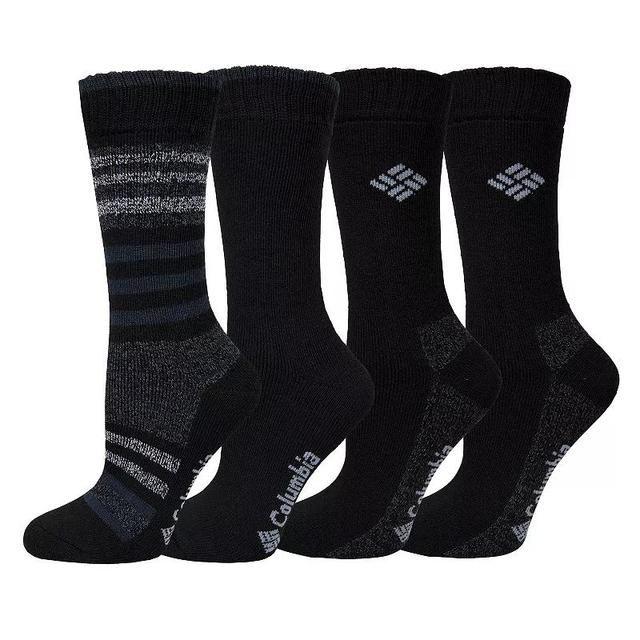 Womens Columbia Stripe Moisture Control Crew Socks Product Image