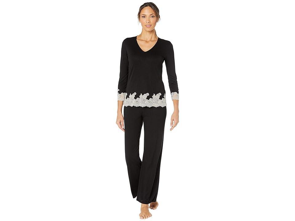 Womens Luxe Shangri La Two-Piece Pajama Set Product Image