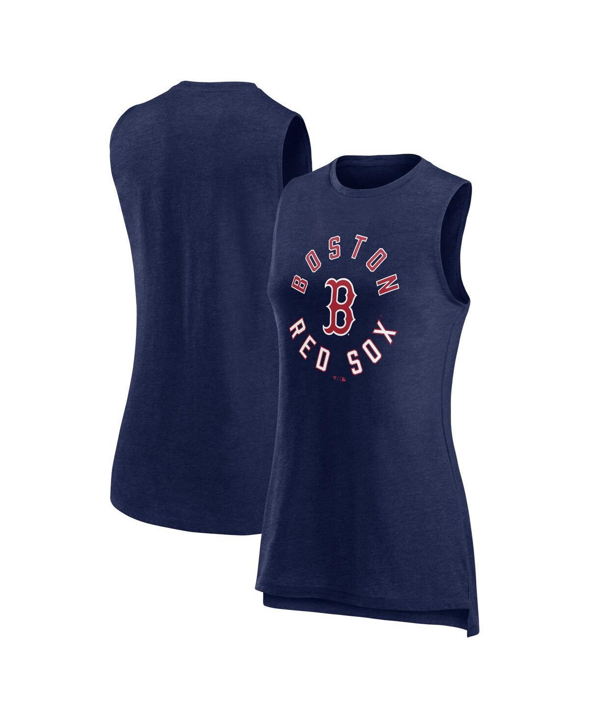 Womens Fanatics Heather Navy Boston Red Sox What Goes Around Tank Top Product Image