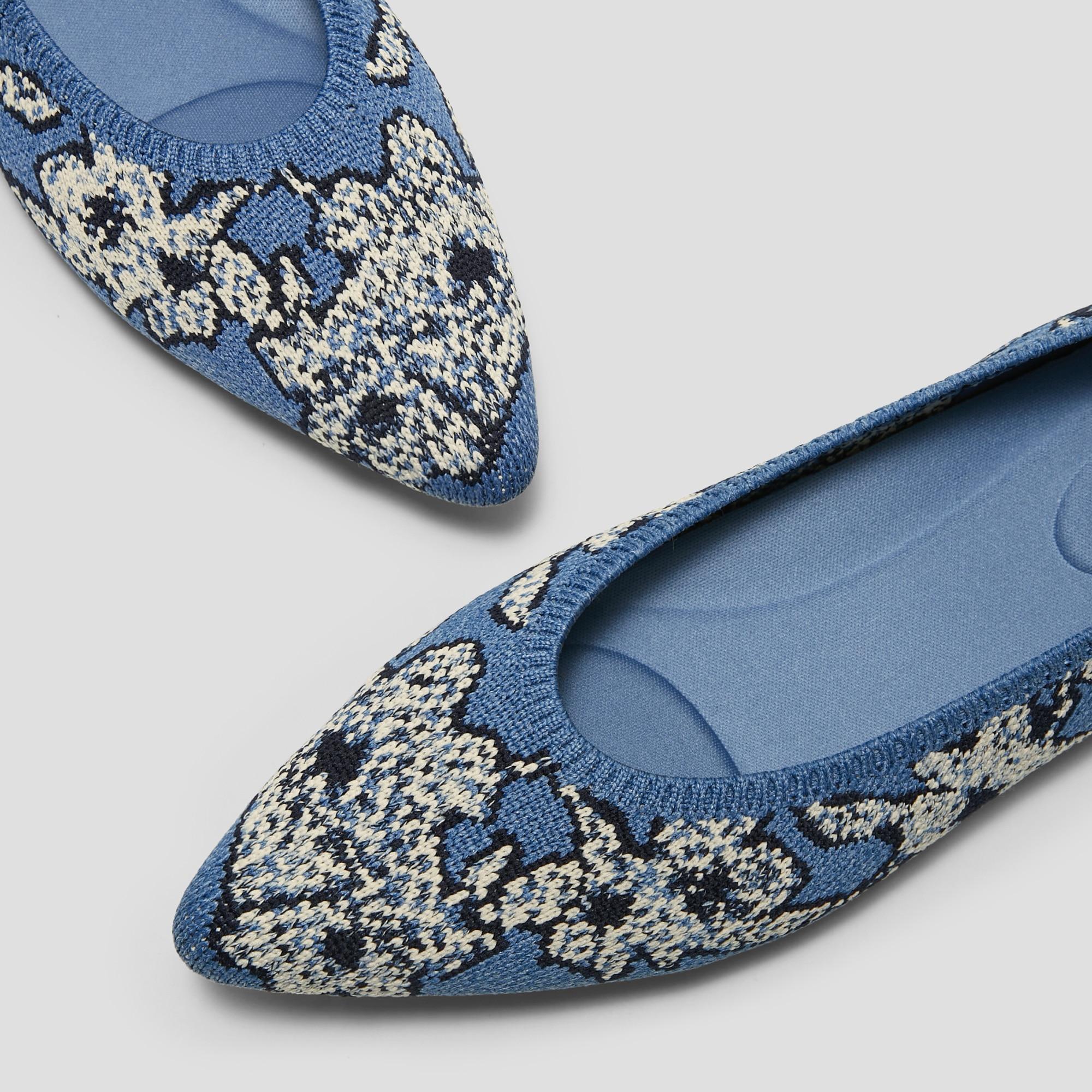 Pointed-Toe Ballet Flats (Aria 5°) Product Image