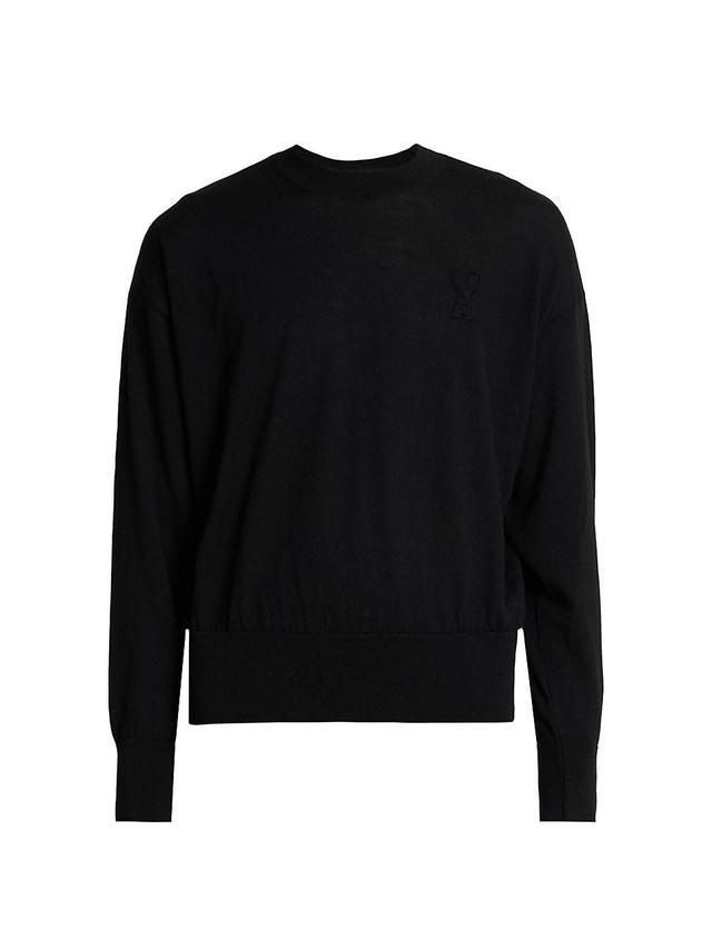 Mens Ami De Coeur Wool Crewneck Sweater Product Image