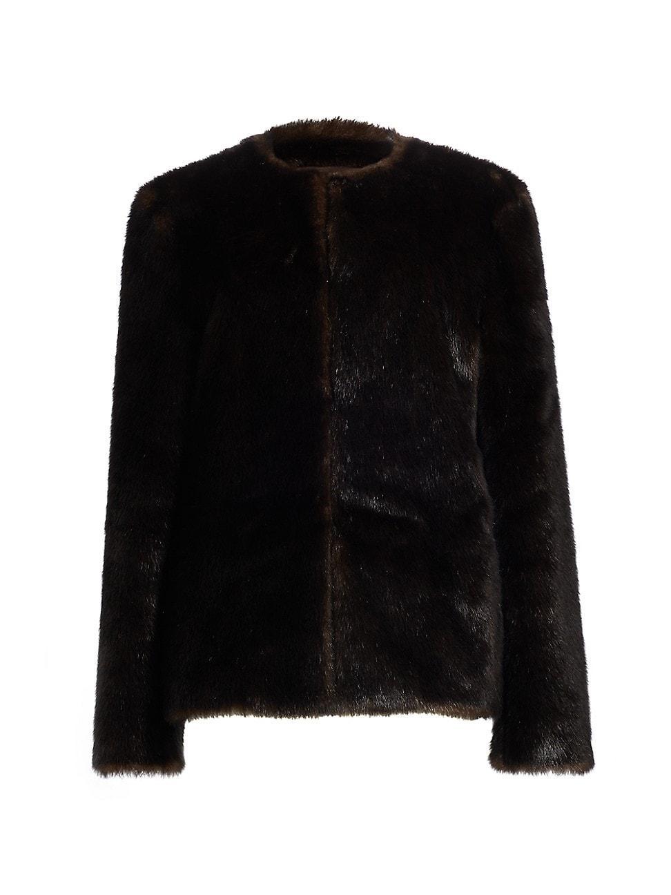 Womens Faux-Fur Short Coat product image