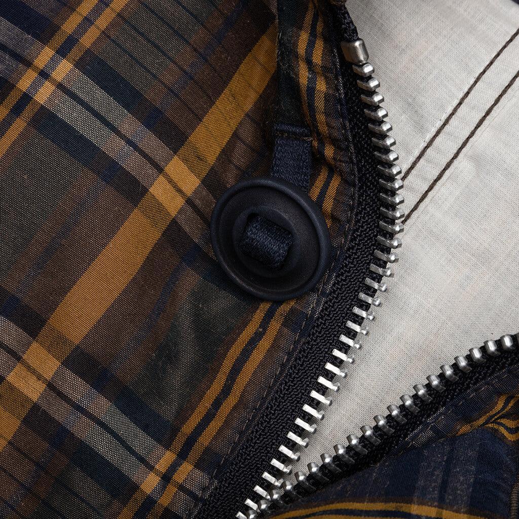 Plaid Blouson - Brown/Green/Yellow Male Product Image