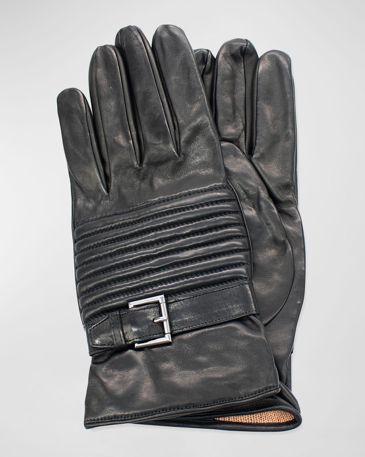 Mens Napa Leather Motorcycle Gloves Product Image