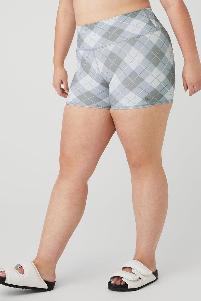 4" Vapor High-Waist Argyle Short - Gravel/Titanium Female Product Image