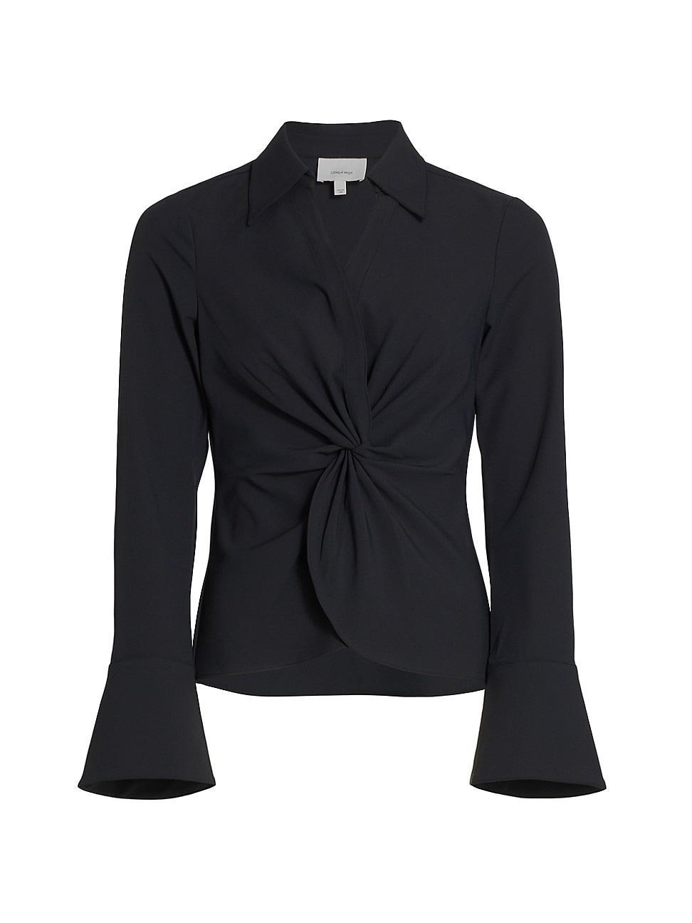 Cinq  Sept Mckenna Knot Waist Shirt Product Image