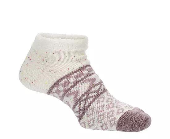 Fireside Womens Low Cut Diamonds Forever Slipper Sock 1 Pair Product Image