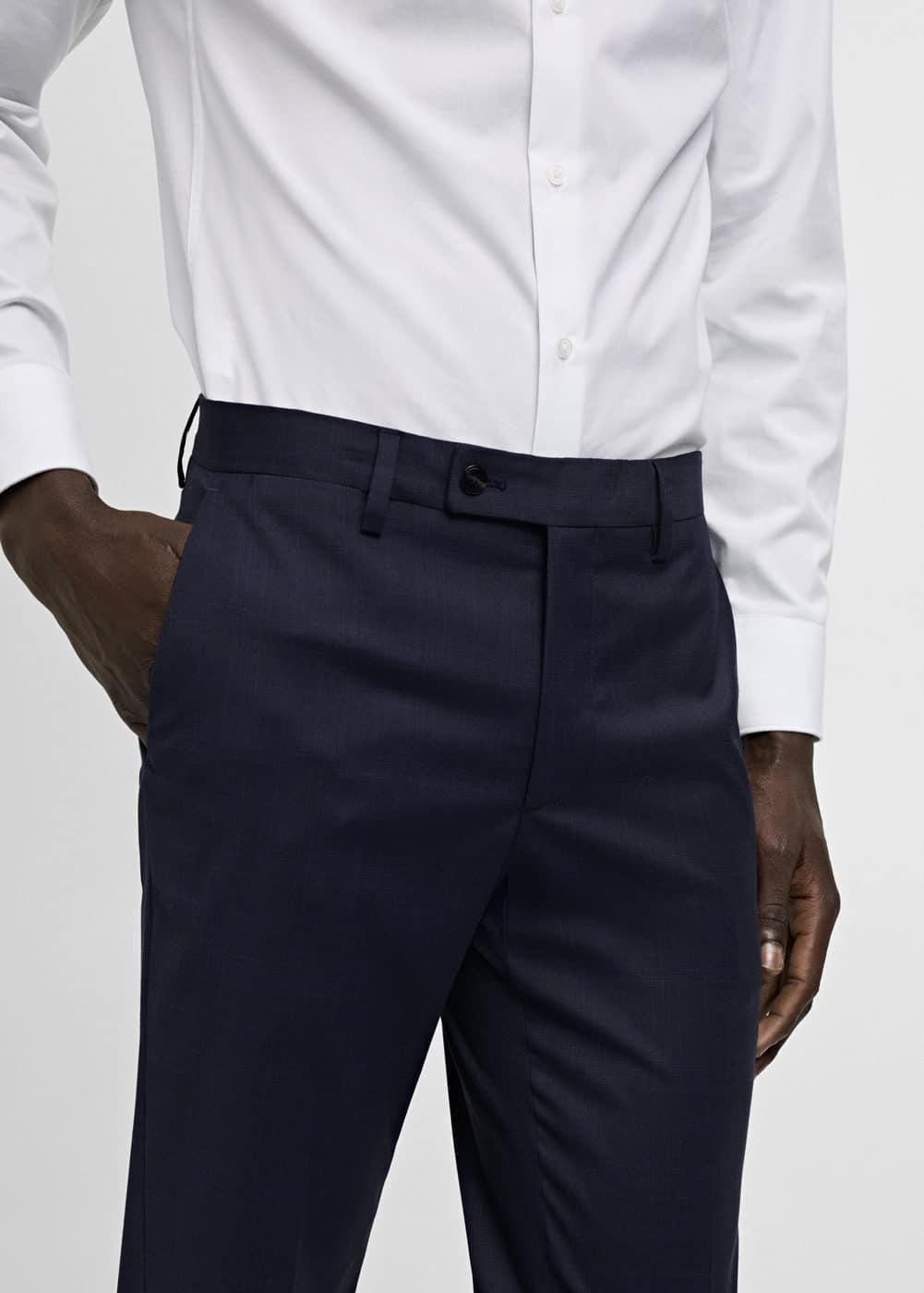 Mango Mens Stretch Fabric Suit Pants Product Image