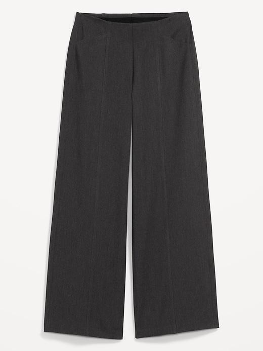 High-Waisted Pull-On Pixie Wide-Leg Pants Product Image