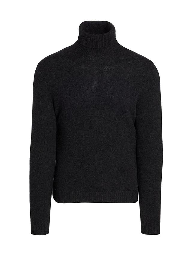 Mens Turtleneck Cashmere Sweater Product Image