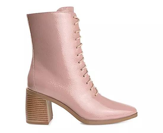 Journee Collection Covva Tru Comfort Foam Womens Ankle Boots Pink Product Image