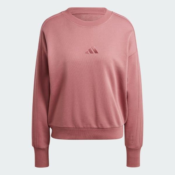 ALL SZN French Terry 3-Stripes Loose Sweatshirt Product Image