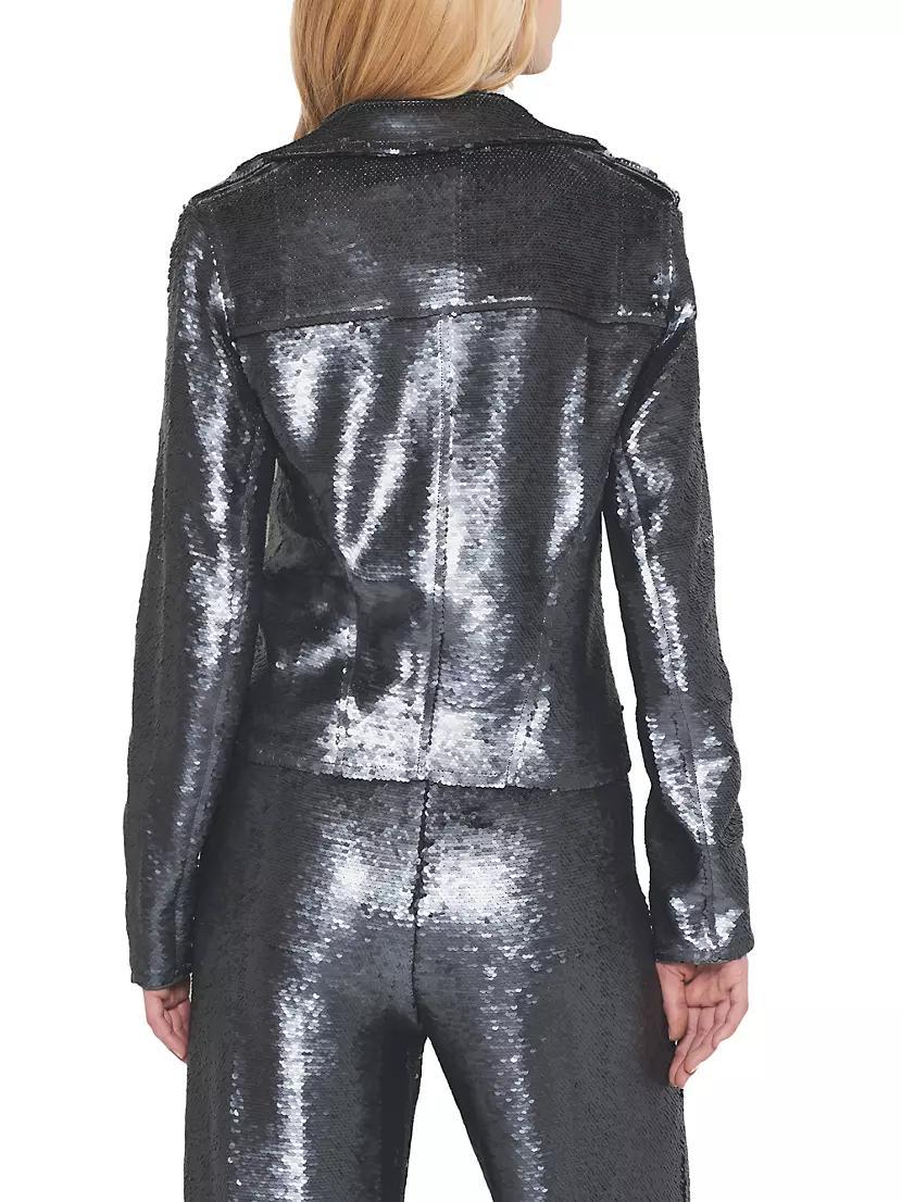 Lullaby Sequin Moto Jacket Product Image