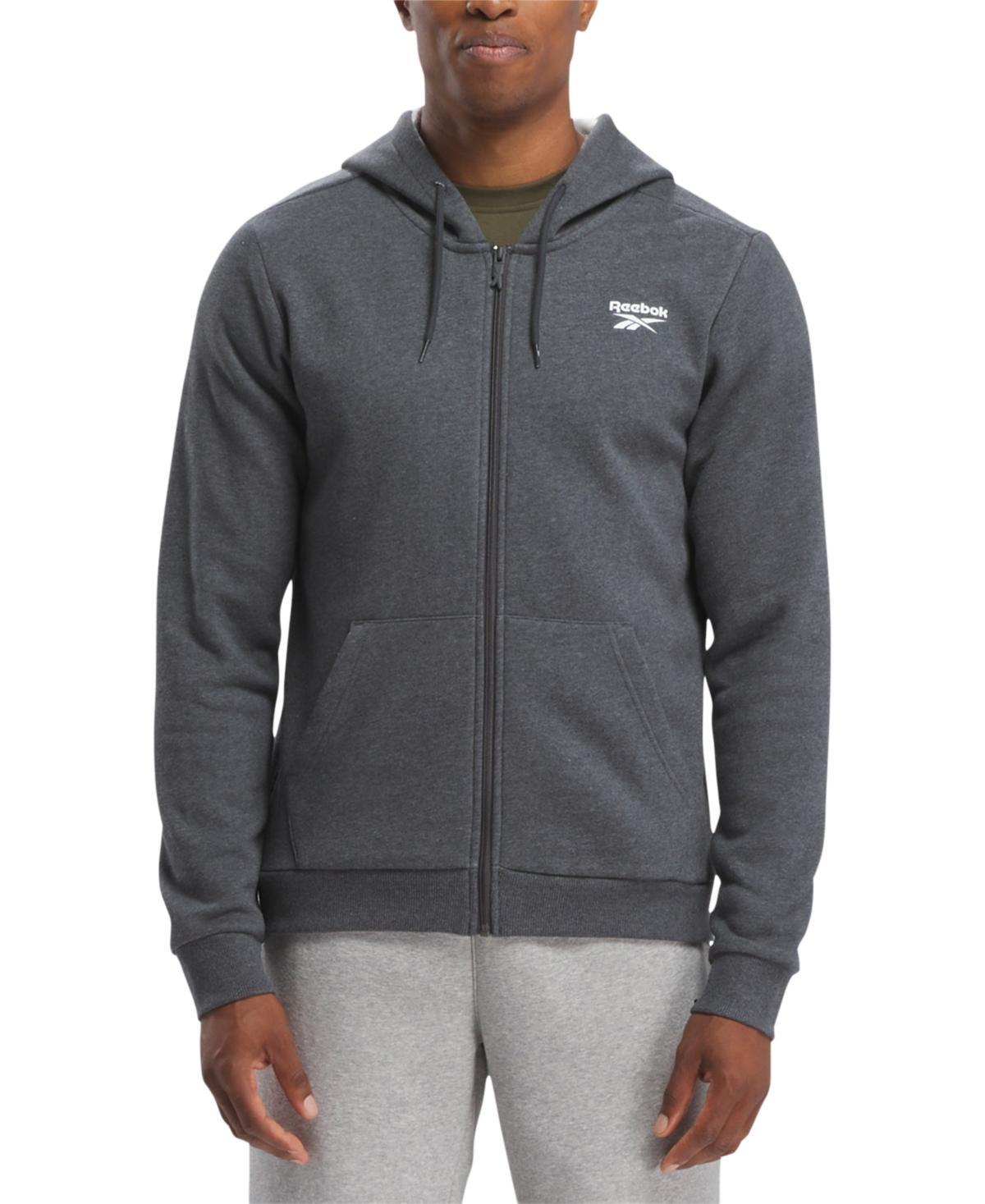 Reebok Mens Identity Fleece Chest Logo Full-Zip Hoodie Product Image