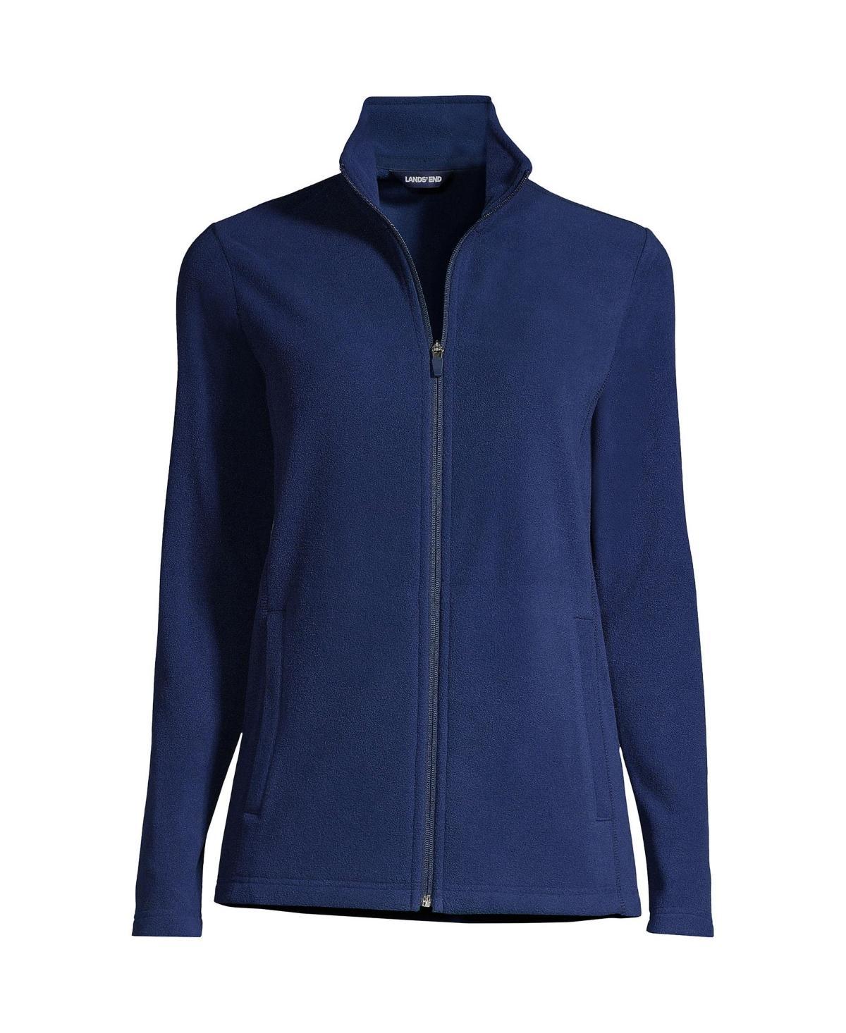 Petite Lands End Full Zip Fleece Jacket, Womens Product Image