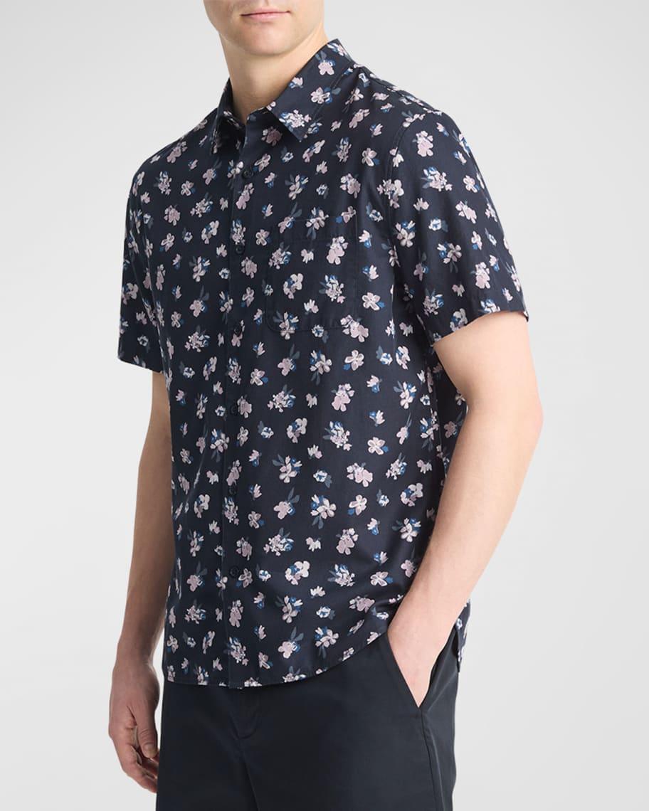 Men's Mini Bouquet Floral Sport Shirt Product Image