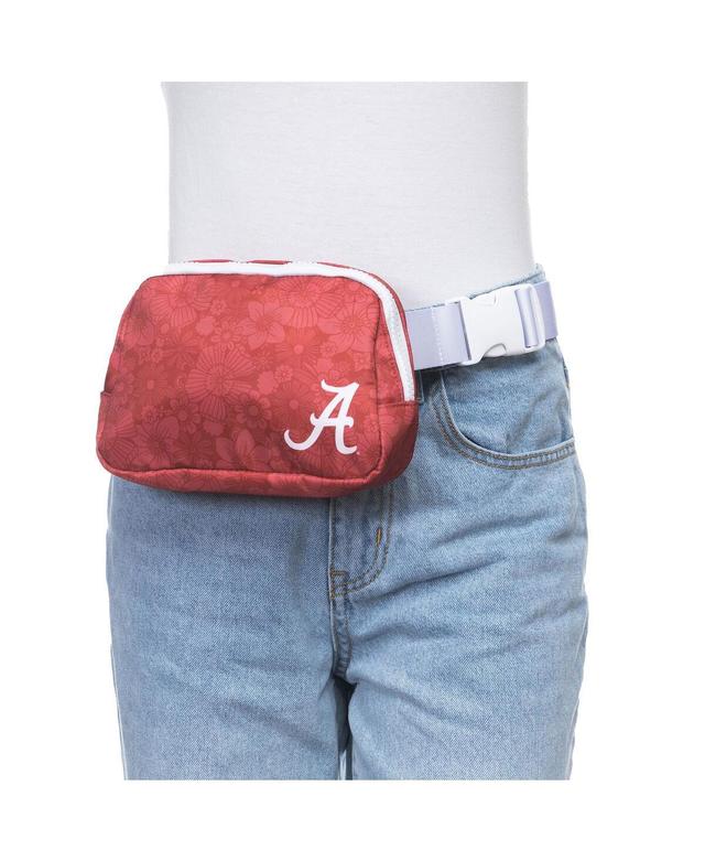 Womens ZooZatz Alabama Crimson Tide Floral Print Fanny Pack Product Image