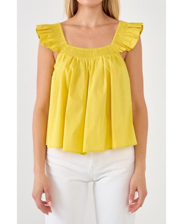 endless rose Womens Ruffle Detail Top Product Image