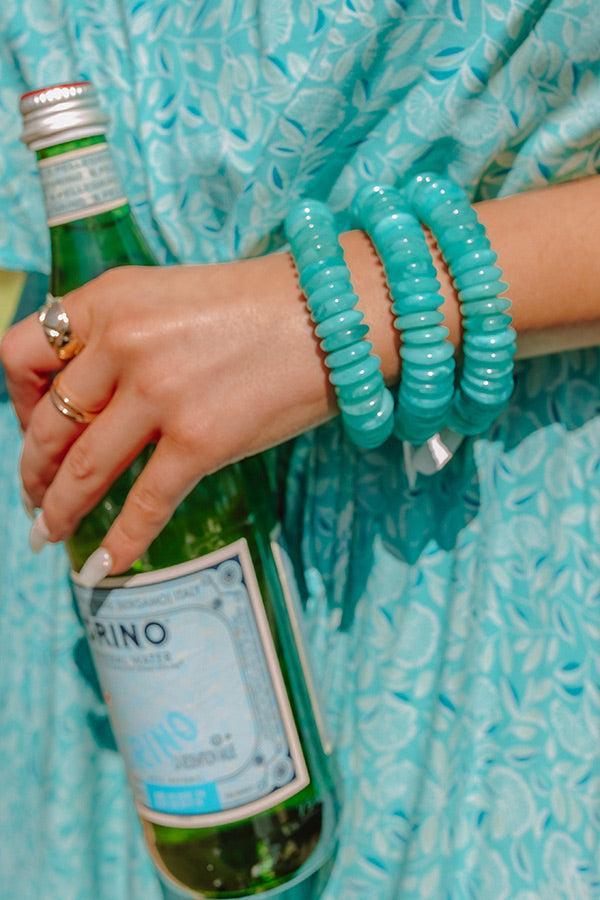 Staying Downtown Bracelet In Turquoise Product Image