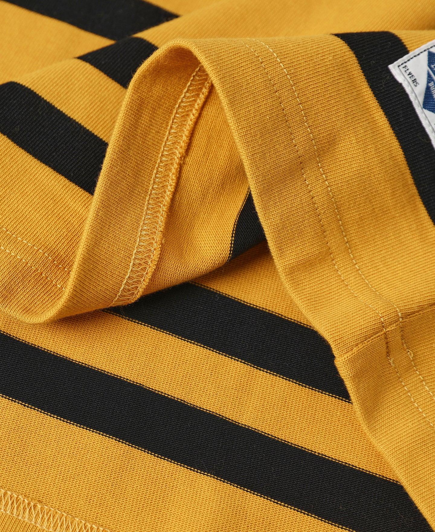 9.8 oz IVY Style Striped T-Shirt - Yellow/Black Product Image