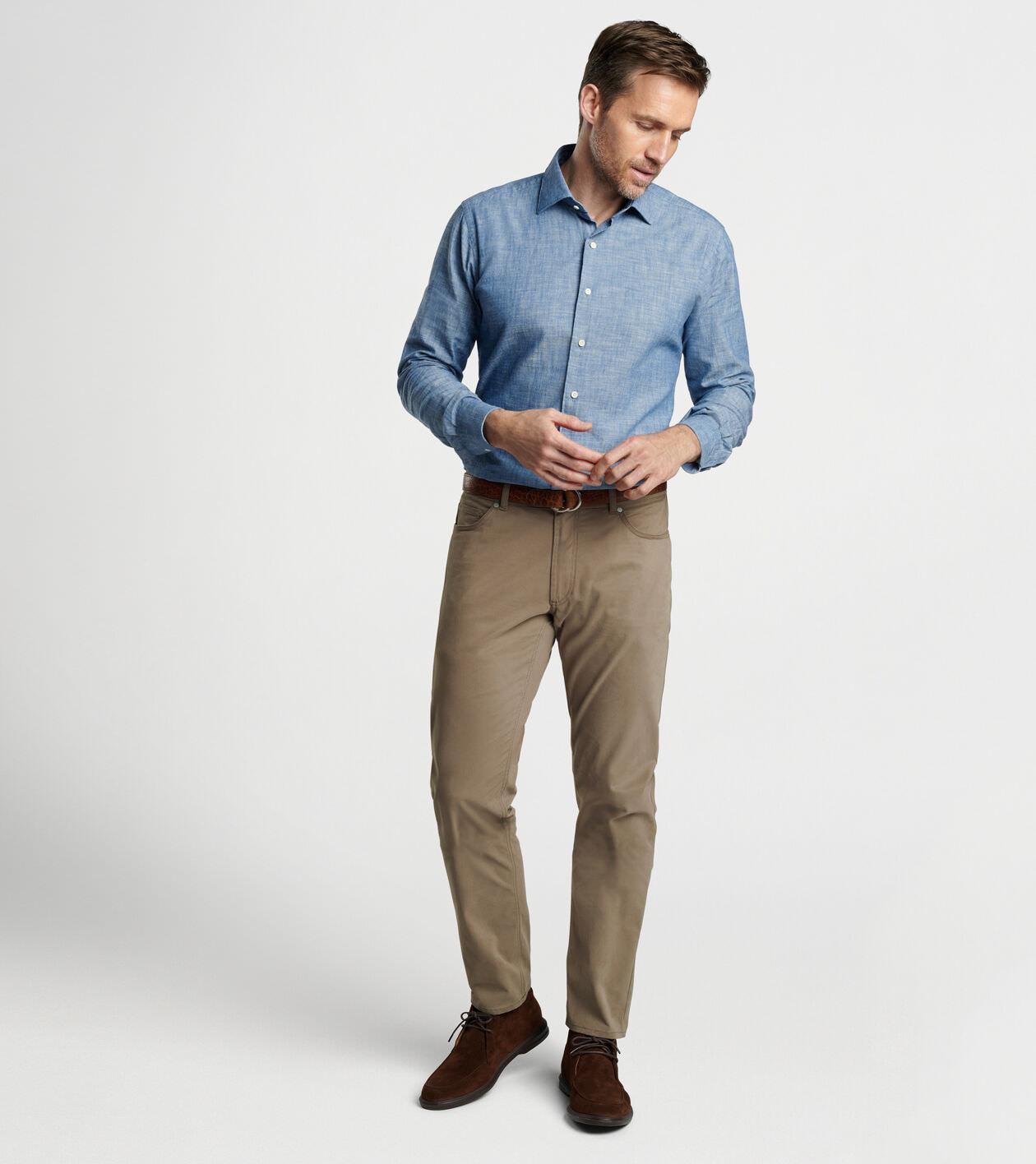 Delvin Twill Five-Pocket Pant Product Image