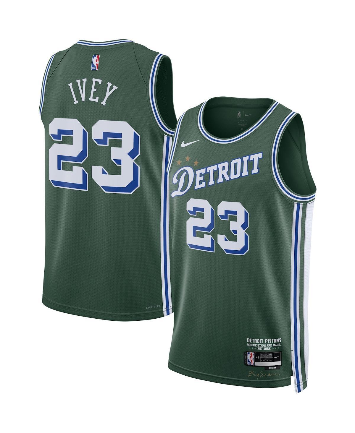 Mens Nike Jaden Ivey Green Detroit Pistons 2022/23 Swingman Jersey - City Edition - Green Product Image