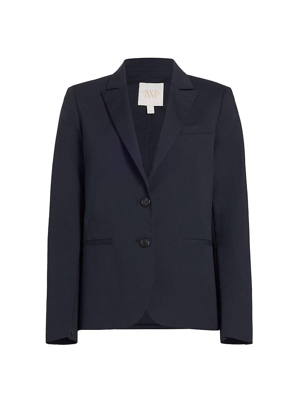 Womens Boyfriend Cotton-Blend Blazer product image