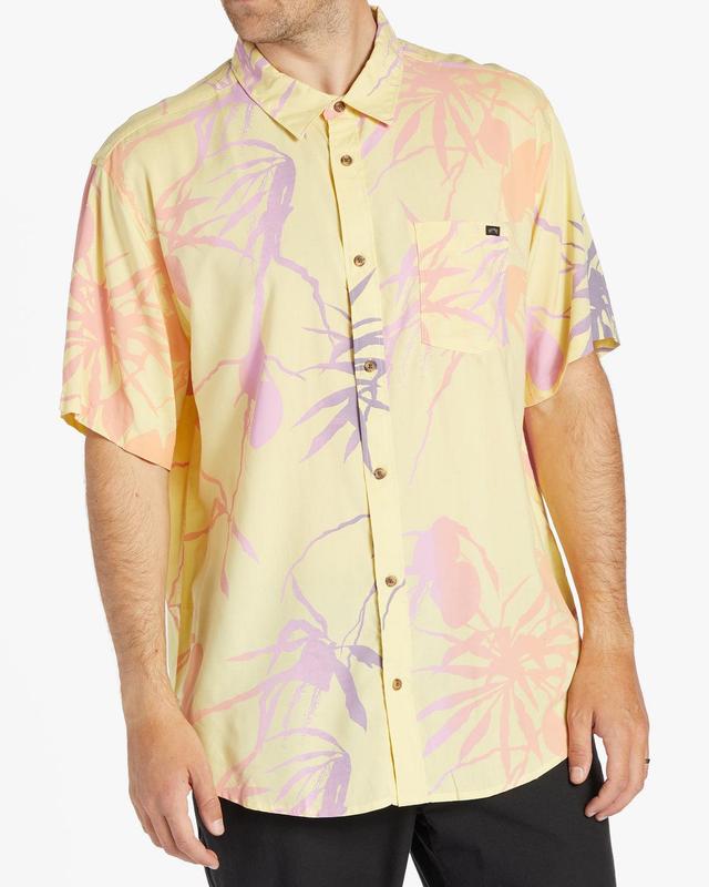 Sundays Short Sleeve Shirt - Lemon Male Product Image