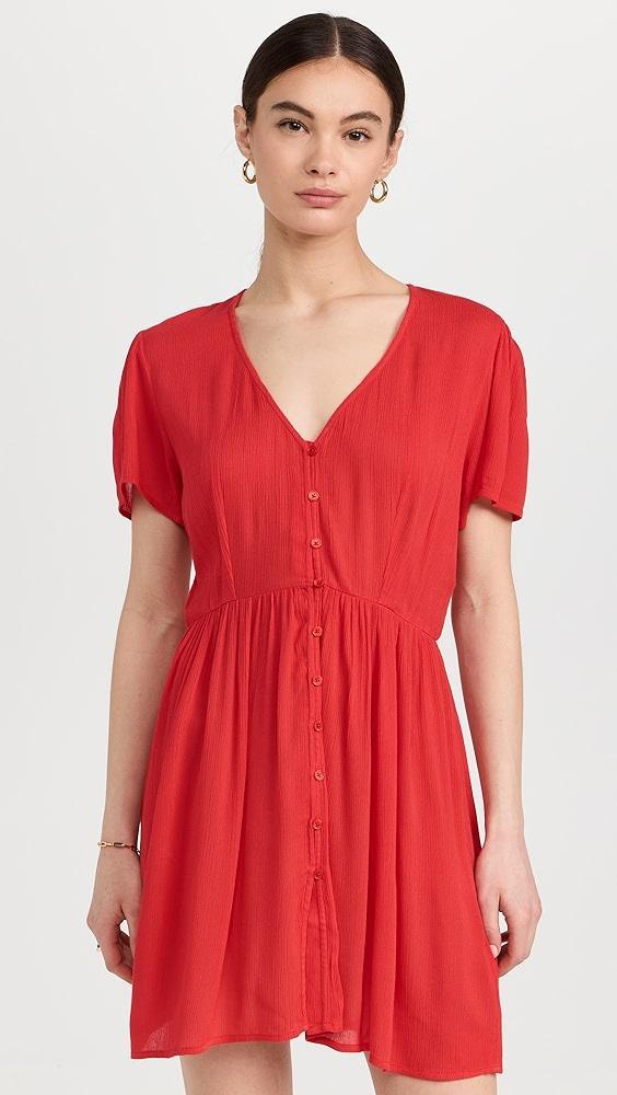 Playa Lucila Button Mini Dress | Shopbop Product Image