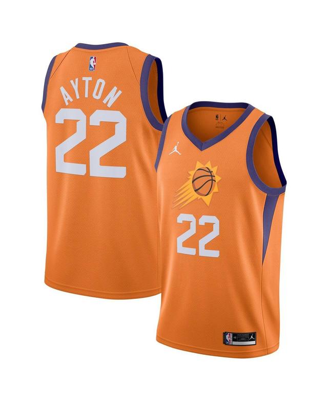 Mens Jordan Deandre Ayton Orange Phoenix Suns 2020/21 Swingman Jersey - Statement Edition - Orange Product Image