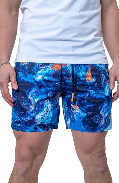 Mens Lion Marbled Swim Shorts Product Image