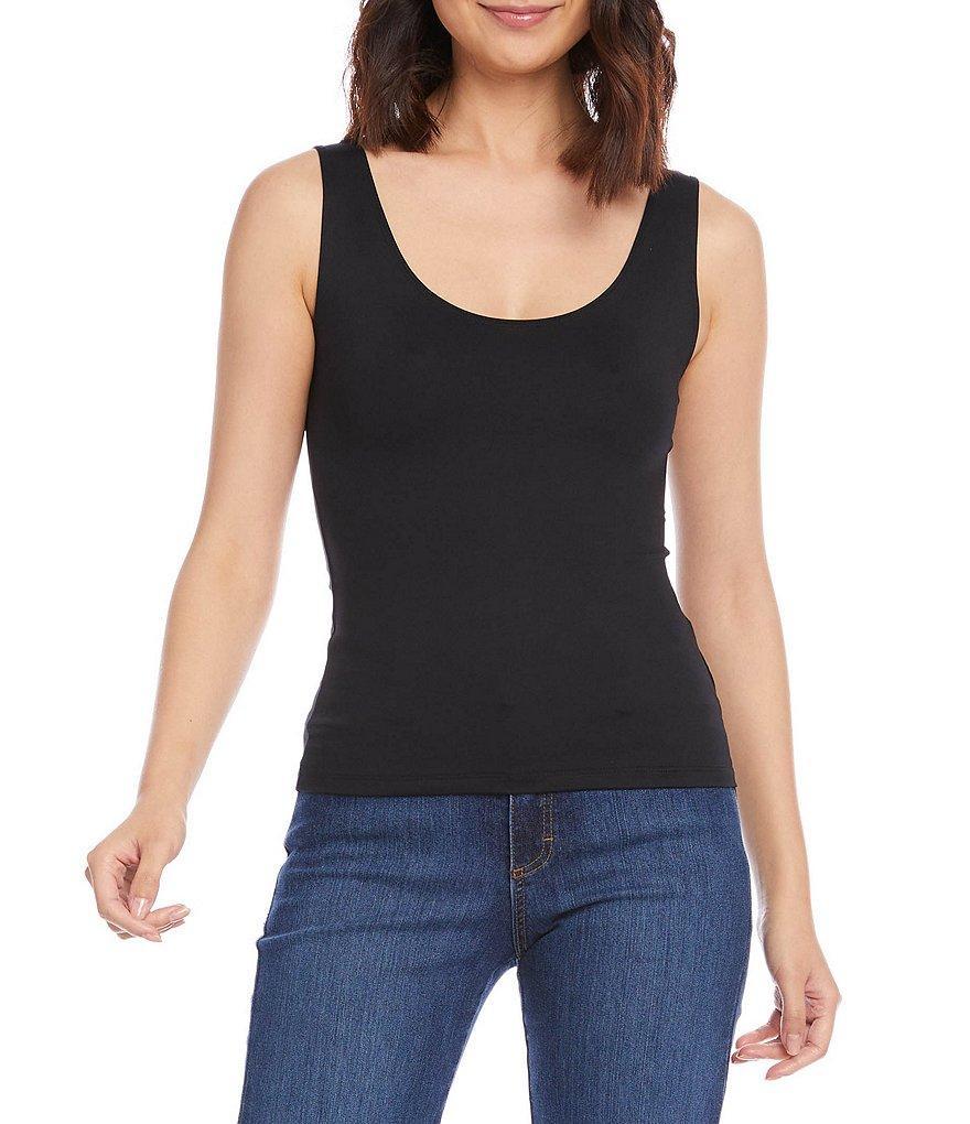 Karen Kane Sleeveless Scoop Neck Layering Tank Product Image