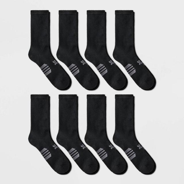 Mens Striped Surge Mesh Crew Socks 8pk - All In Motion 6-12 Product Image