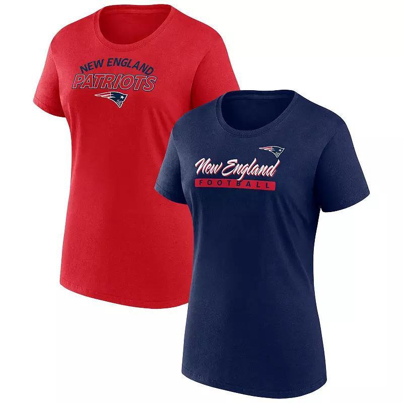 Womens Fanatics Boston Red Sox Risk T-Shirt Combo Pack Blue Product Image