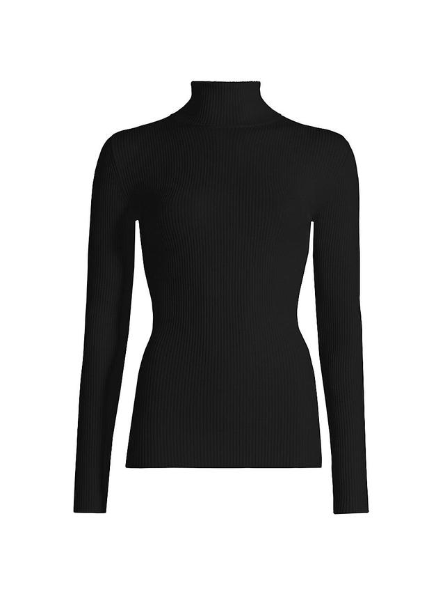 Womens Matte Turtleneck Top Product Image