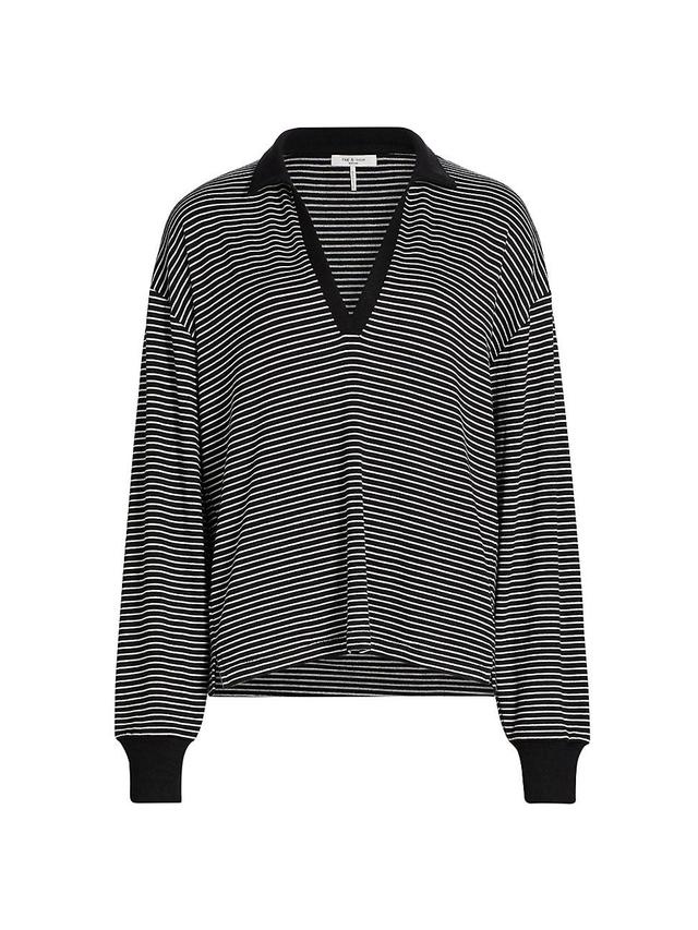 Womens The Knit Stripe Long-Sleeve Top Product Image