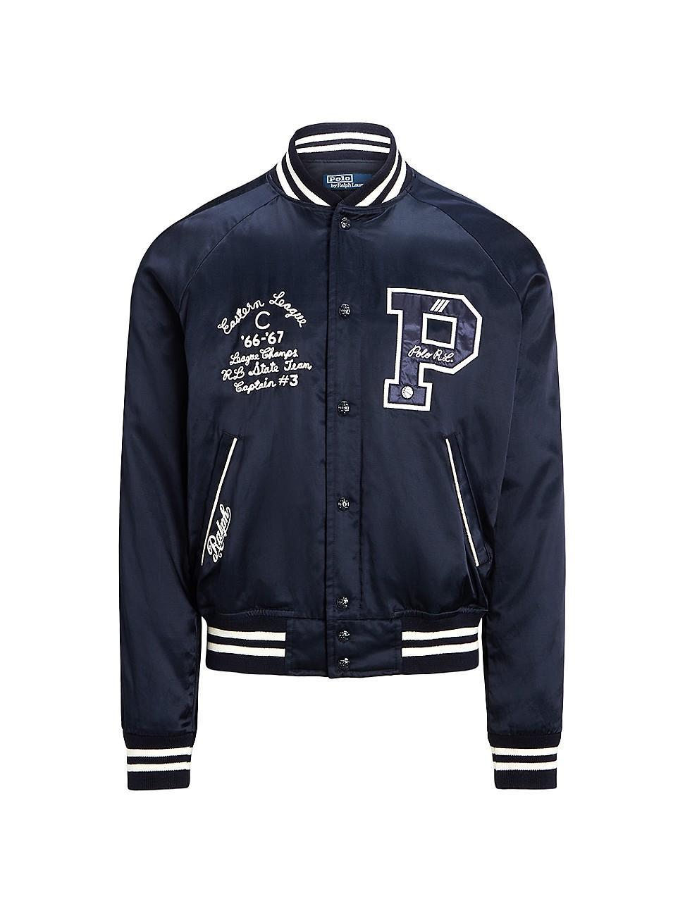 Polo Ralph Lauren Varsity Satin Jacket Product Image