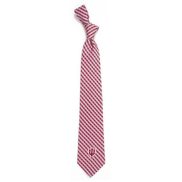 Mens Indiana Hoosiers Gingham Tie Product Image